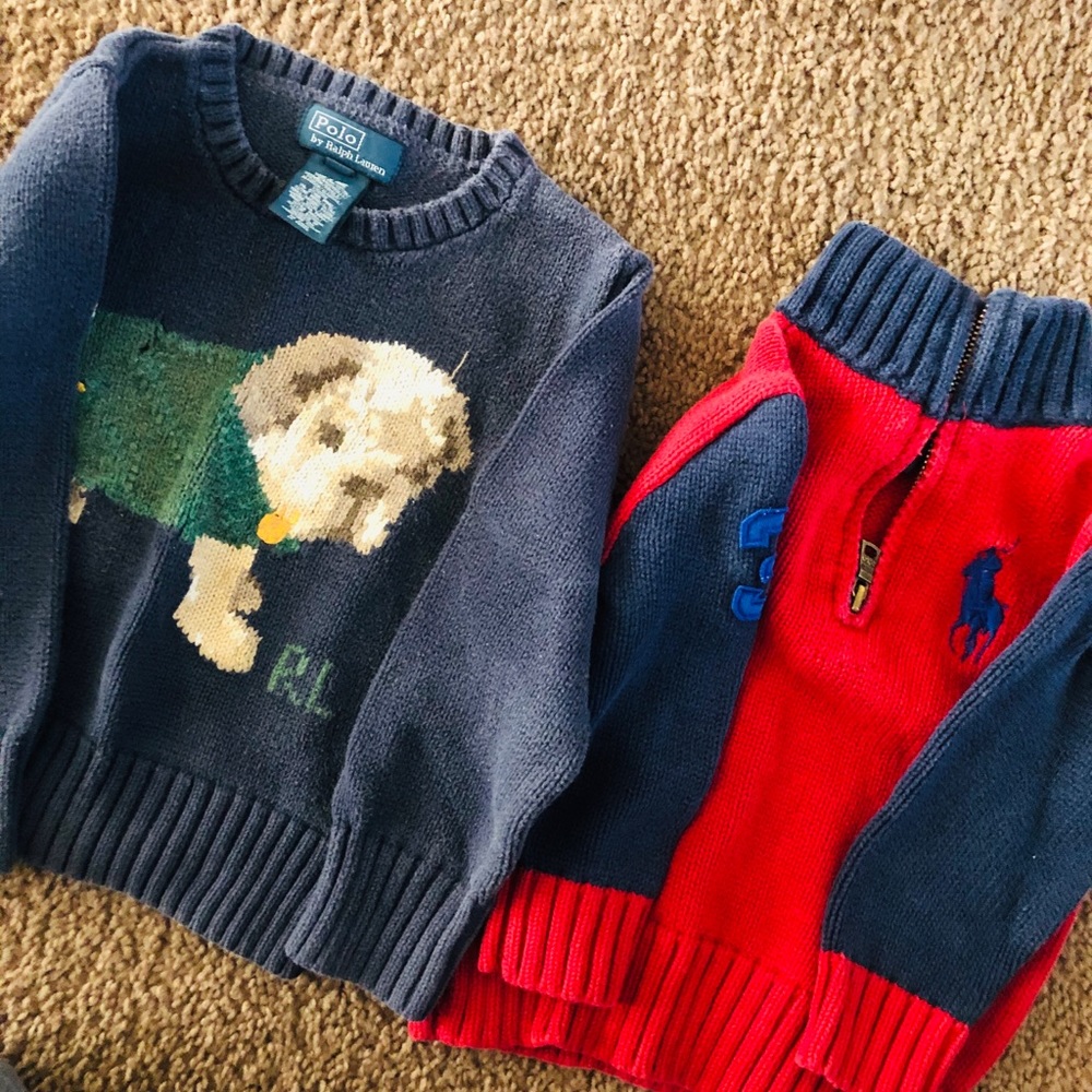2T sweaters! No rips or tears!